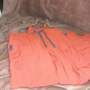 Peach Carharrt Scrub Bottoms